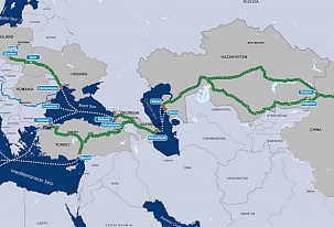 Objem přepravy nákladů po Transkaspickému koridoru se téměř zdvojnásobil