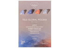 TELS GLOBAL v žebříčku Forbes (Polsko): velký, finančně stabilní a spolehlivý speditér